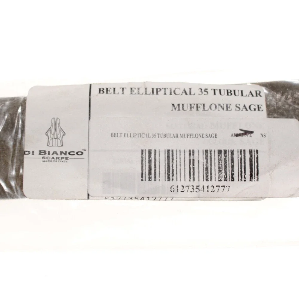 Di Bianco NWT Cut to Size Dress Belt In Green Pebbled Leather One Size